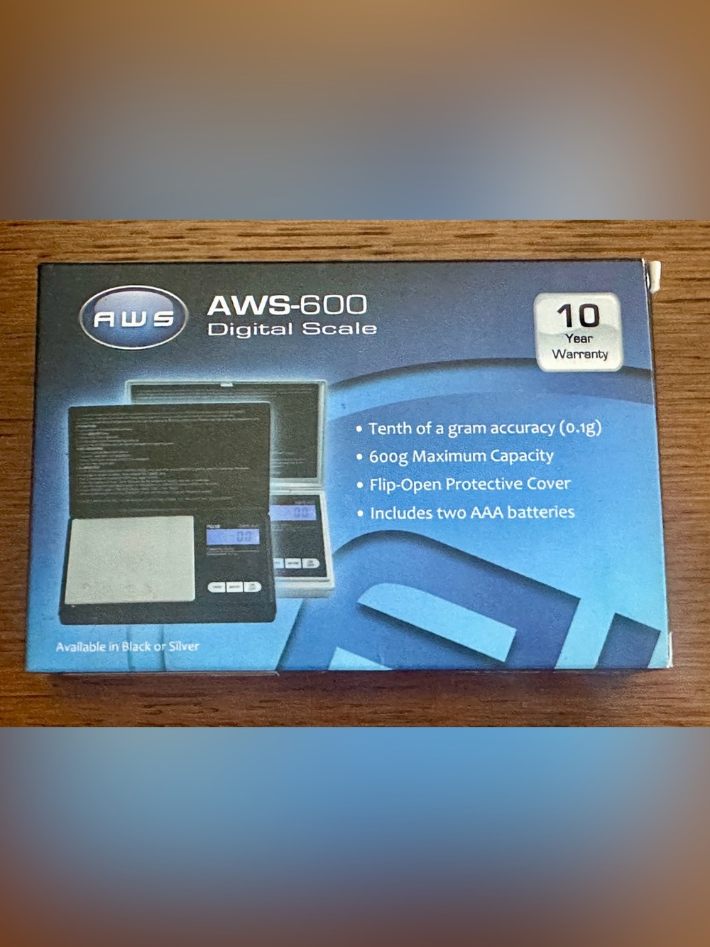 American Weigh Scales AWS-600 Digital Pocket Scale Black - NEW & Sealed